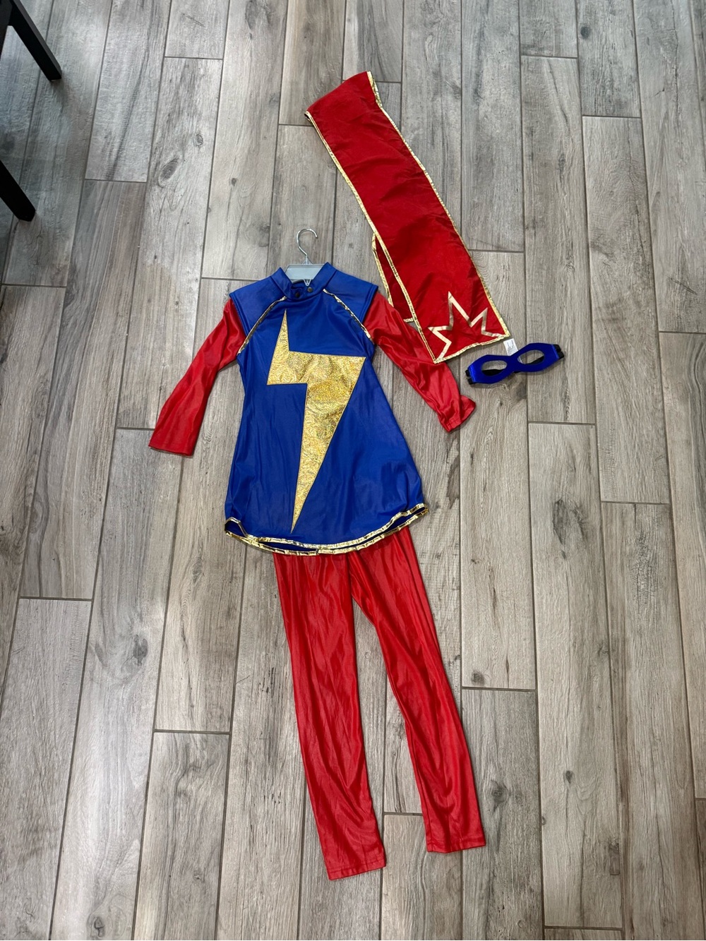 Kids Superhero captain  marvel Costume Set